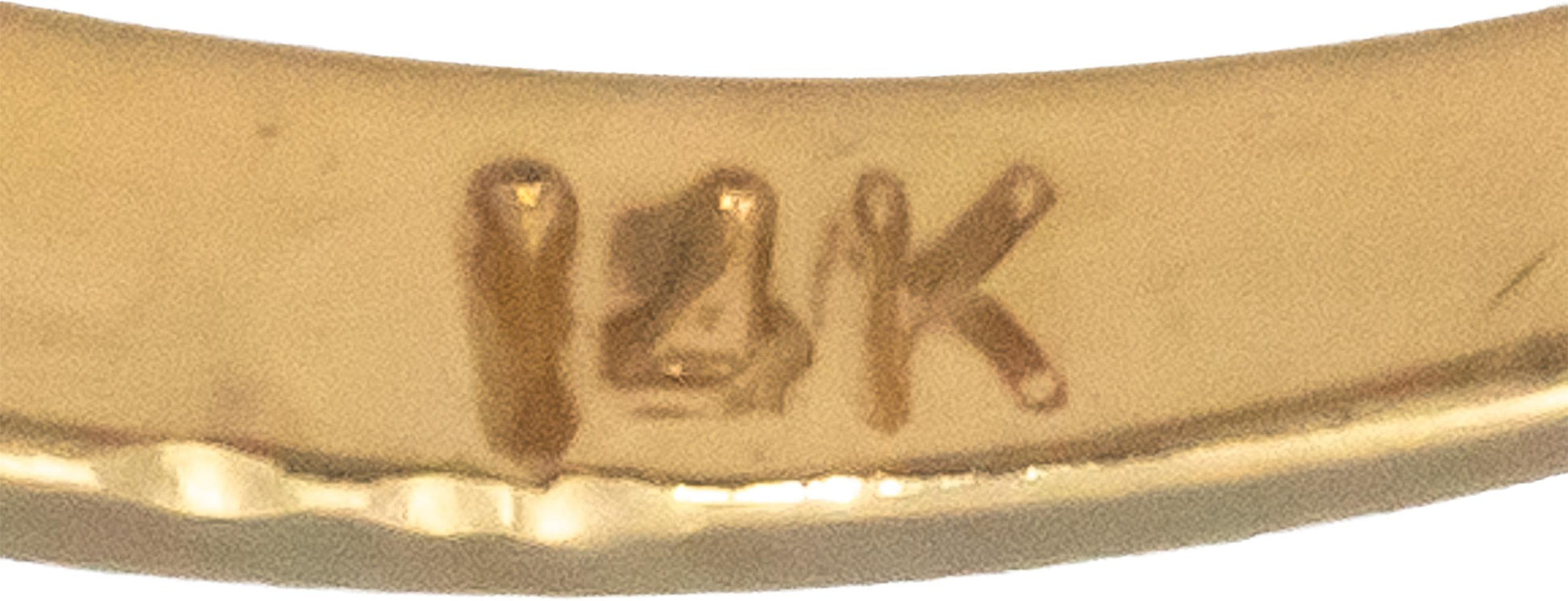 14k Yellow Gold 0.50CT Marquise Cut Diamond Band Ring Size 6.75