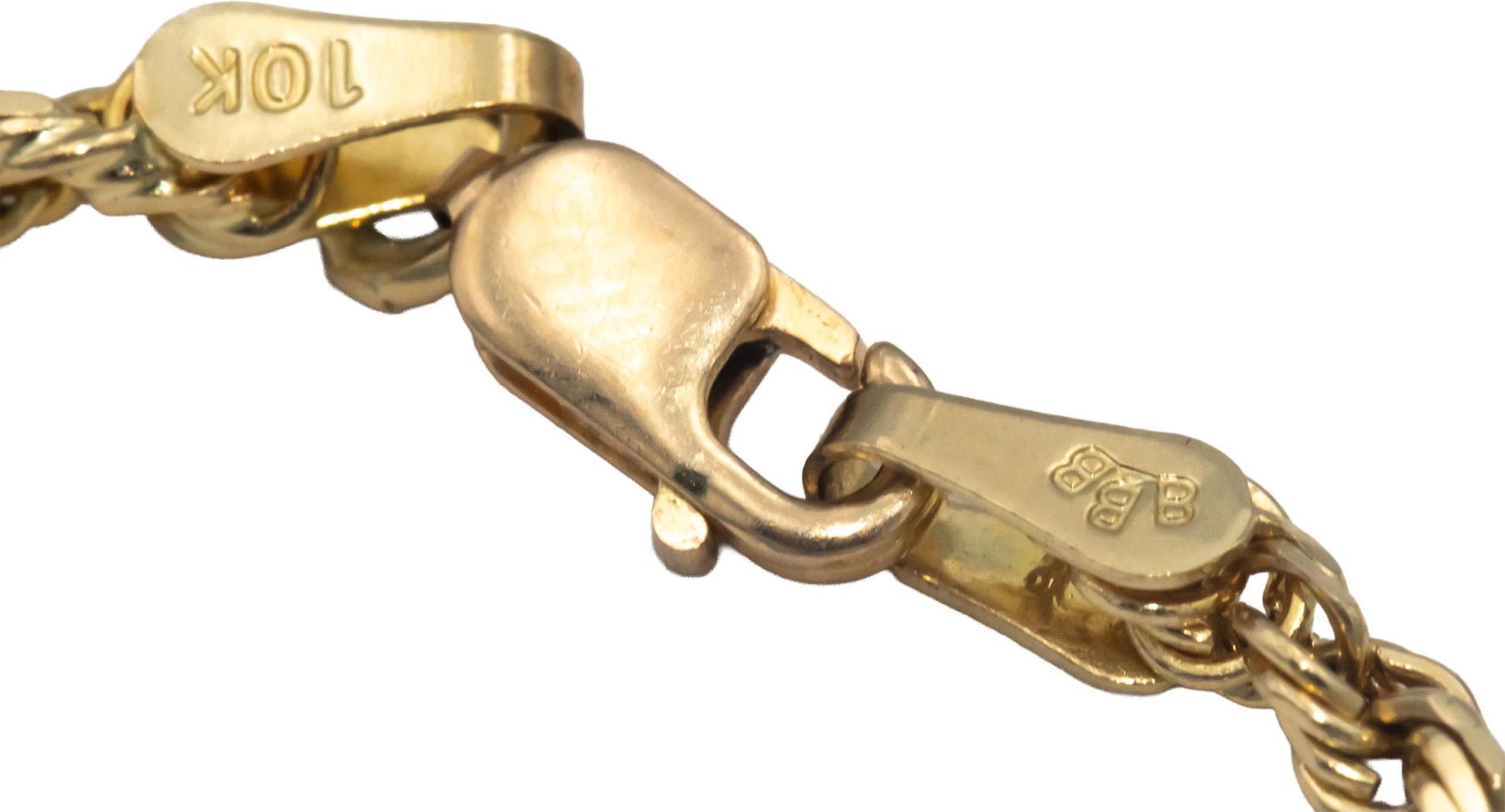 10k Yellow Gold Jewelry 18" Long/2.0mm Wide Twisted Rope Chain Necklace