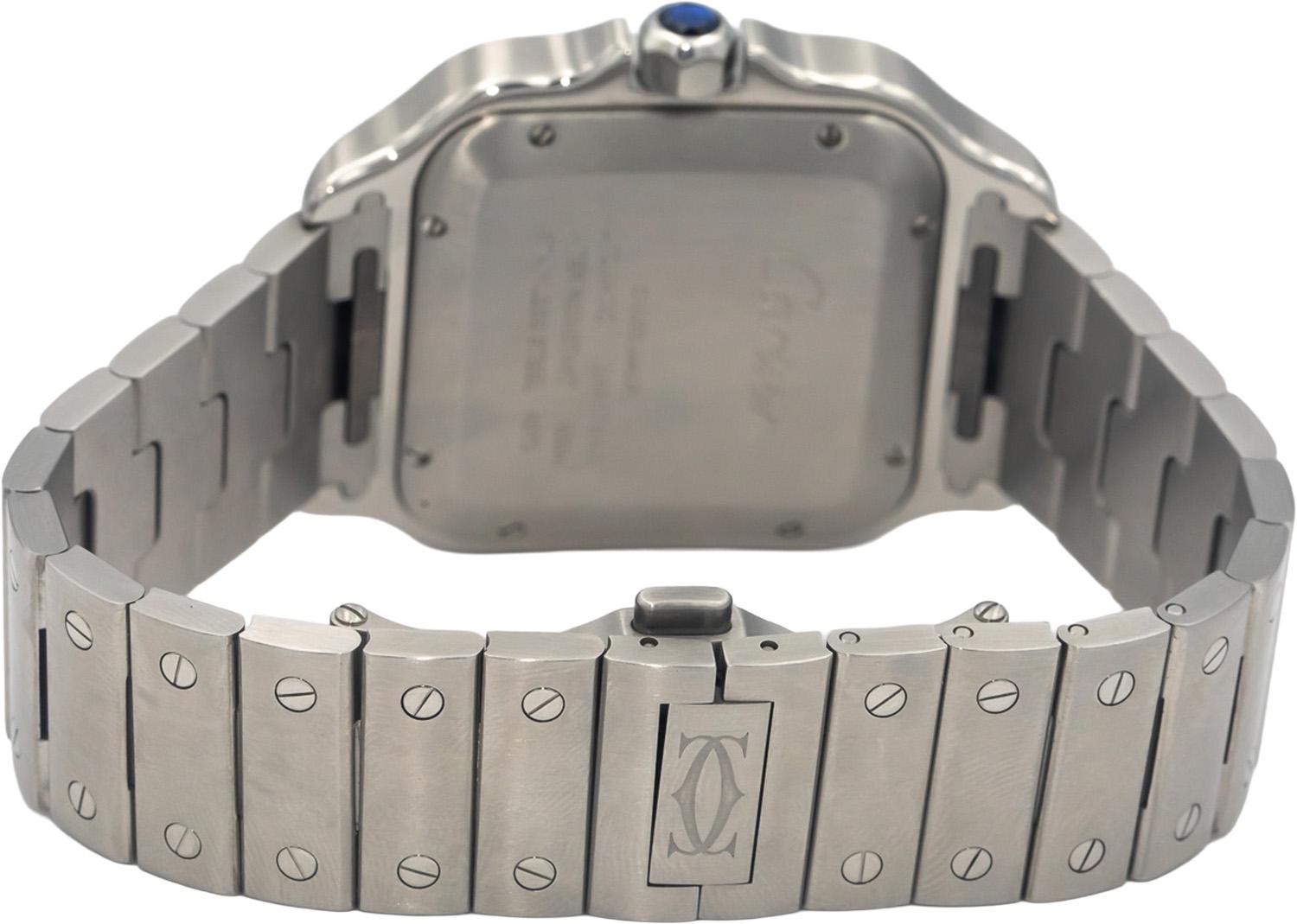 CARTIER Santos De Cartier 4072 Stainless Steel Men's Automatic Watch