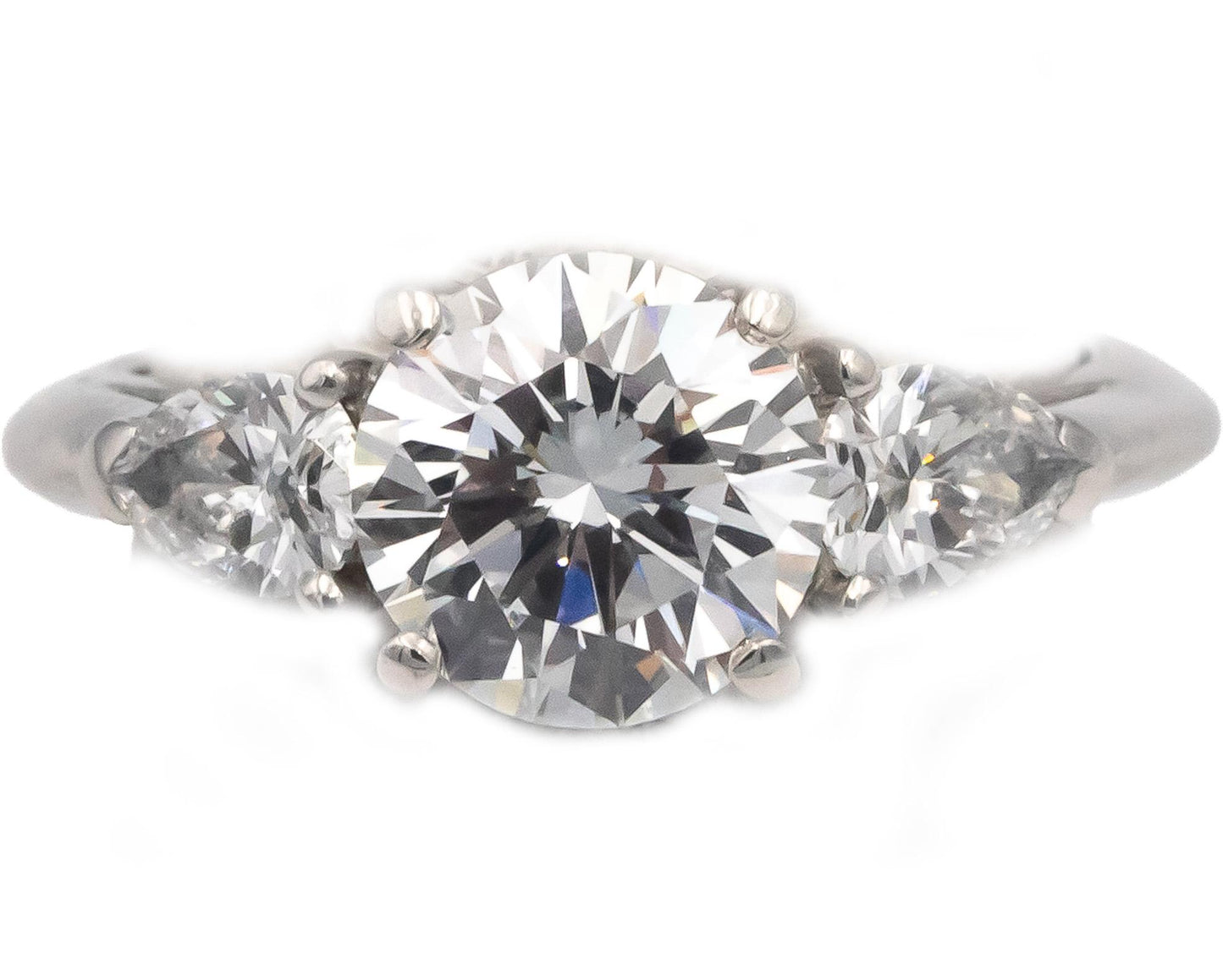 TIFFANY & CO. Platinum 2.67CT Diamond Engagement Ring w/ 2.01CT Center $115k