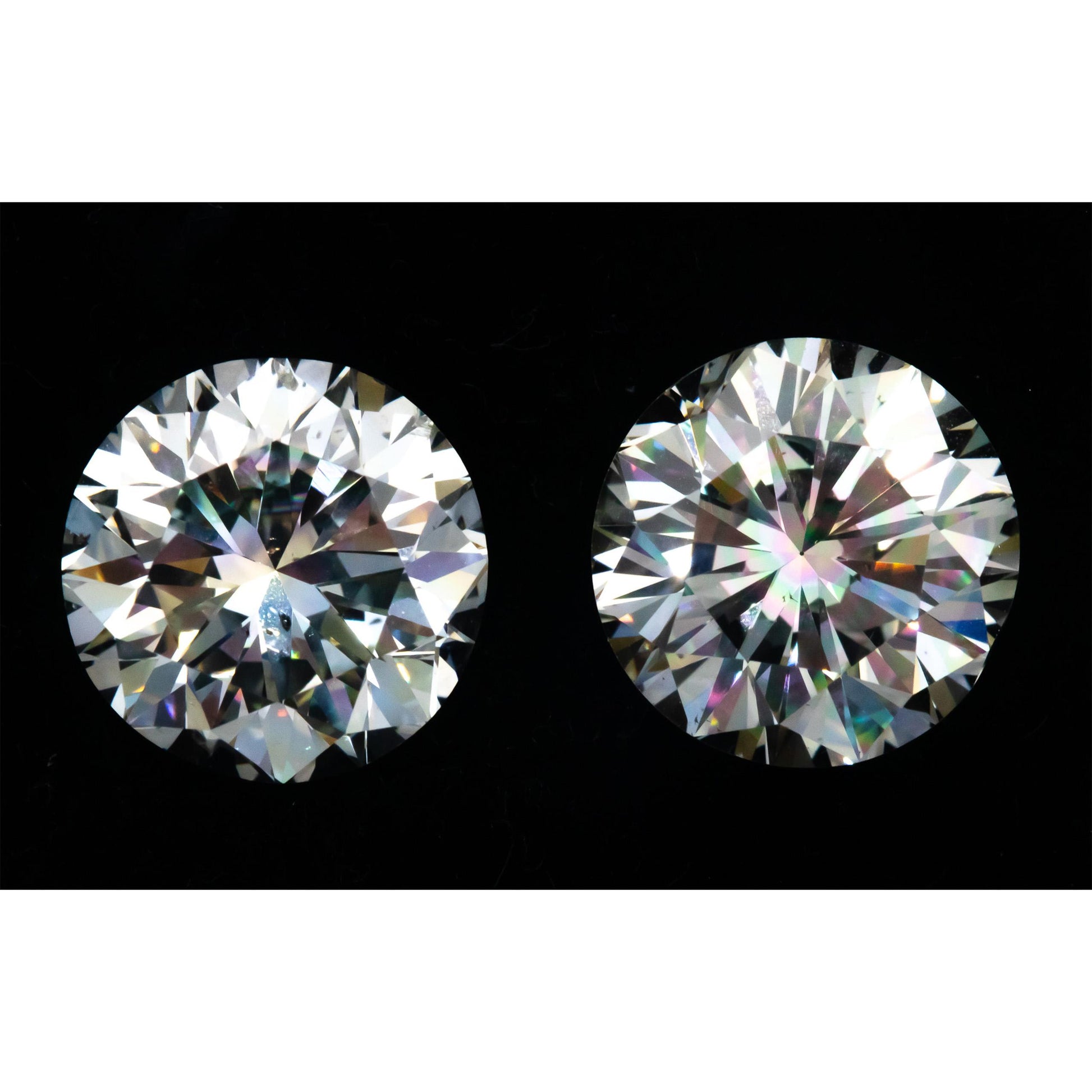 GIA Certified Round Brilliant Diamonds Loose Stones Set of Two 10.01CT Total