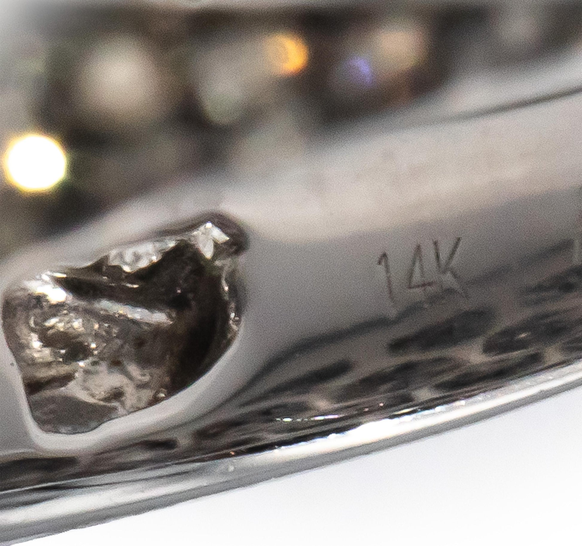 14k White Gold Round Diamond Cluster Cocktail Ring 2.0CT Size 7.5