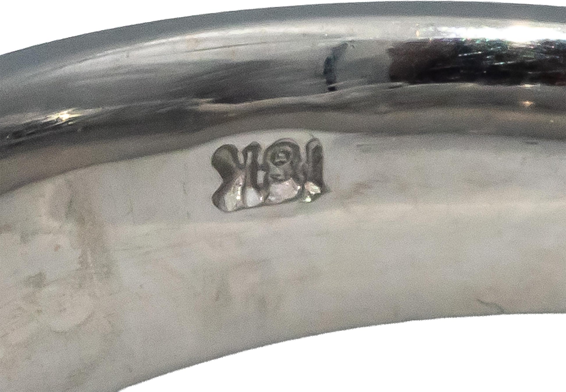 18k White Gold VS Emerald Cut Diamond Solitaire Men's Ring 0.33CT Size 10