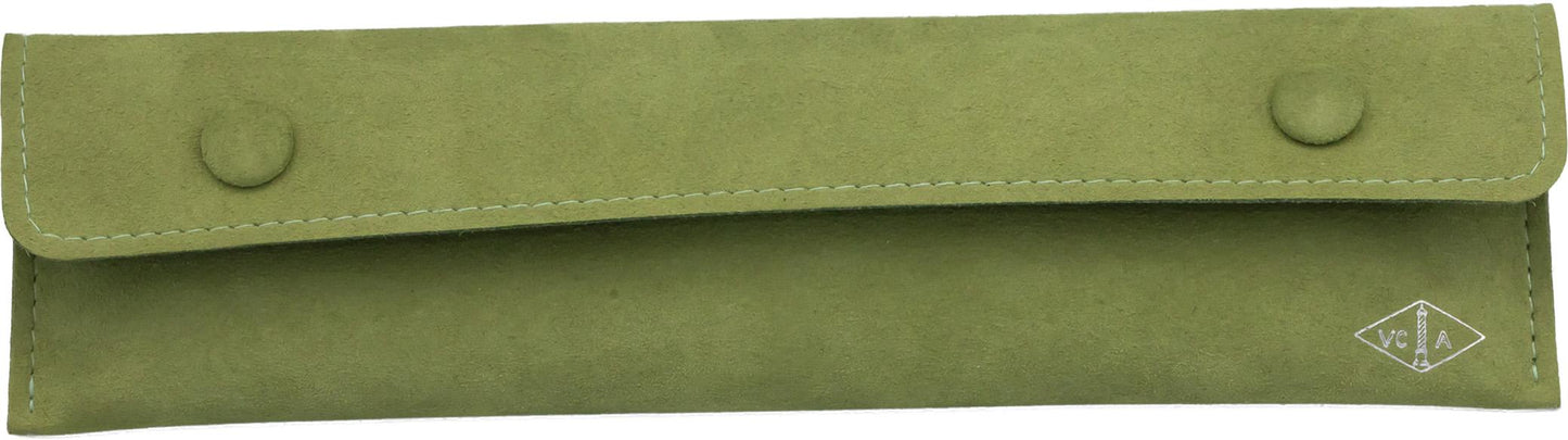 VAN CLEEF & ARPELS 18k White Gold Diamond Onyx Clover Alhambra Bracelet w Papers