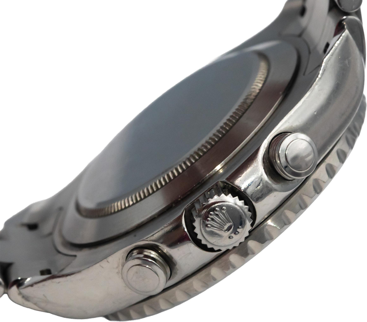 ROLEX Yacht-Master II Stainless Steel White Dial Automatic Mens Watch Ref 116680