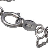 10k White Gold Round Diamond By The Yard Cross Dangle Necklace 0.34CT