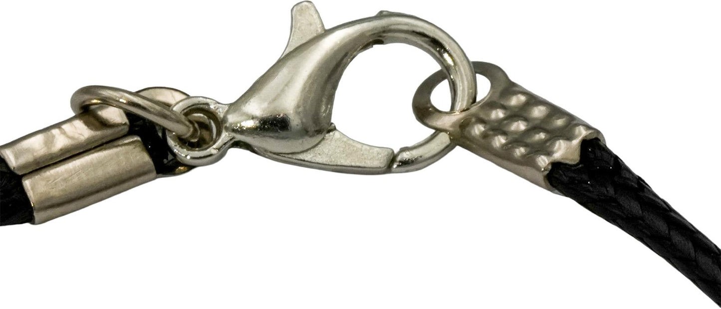 14k White Gold Round Diamond Dangle Pendant Necklace 0.55CT