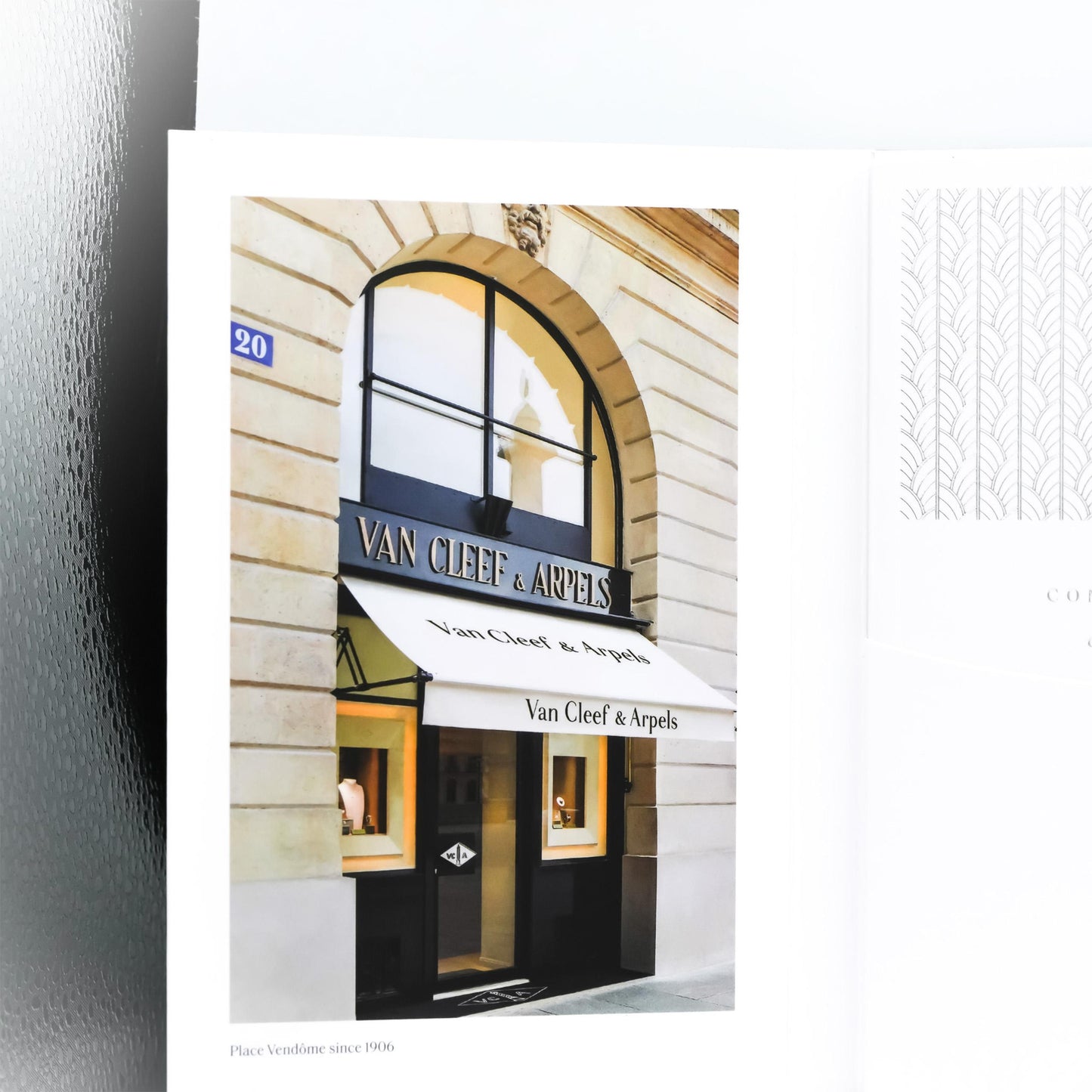 VAN CLEEF & ARPELS 18k White Gold Alhambra Mother of Pearl Earrings w Box Papers