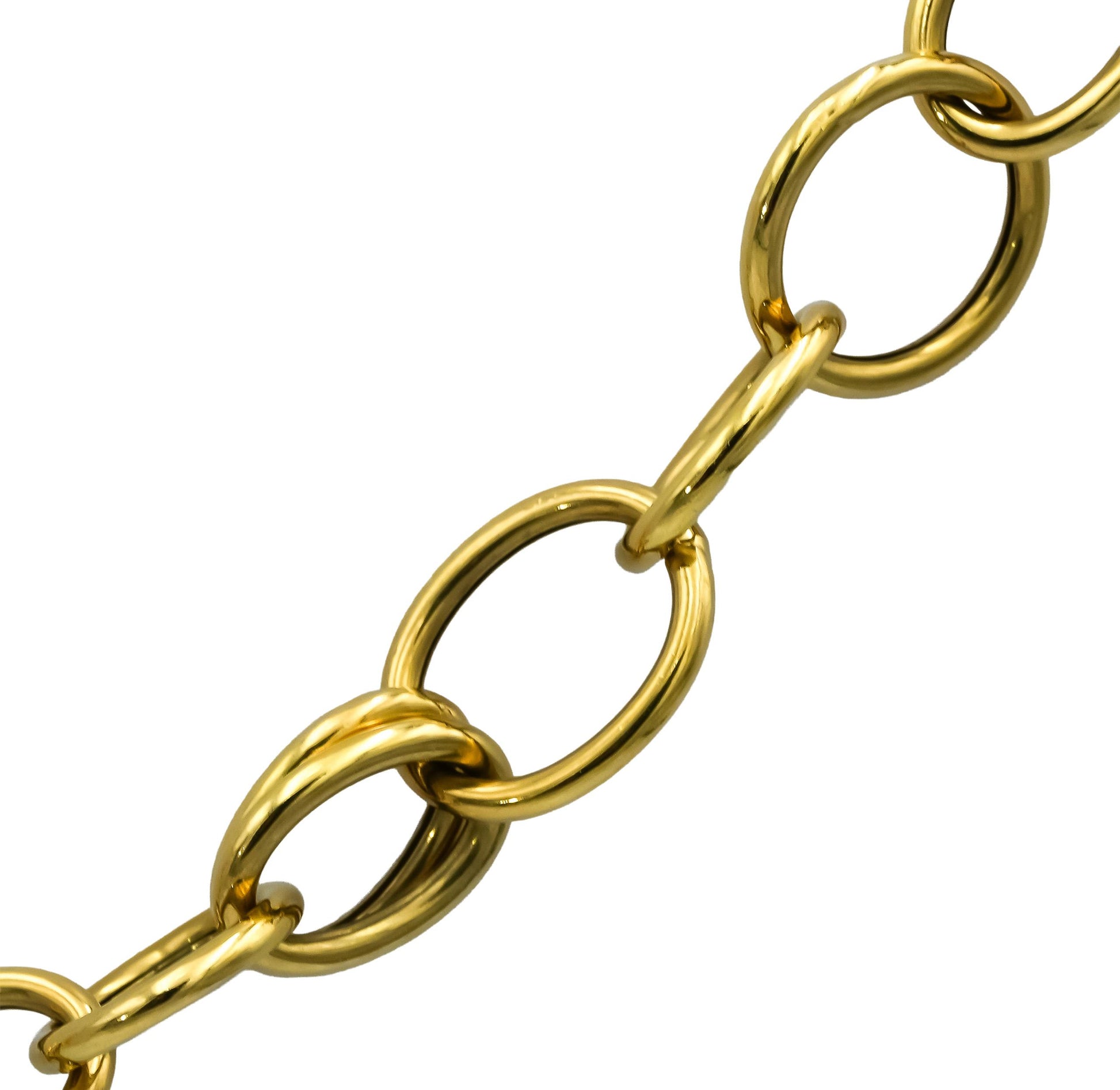IPPOLITA 18k Yellow Gold Scultura Collection Chain Necklace 10.5mm Wide