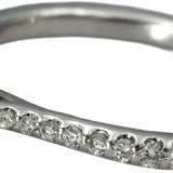 14k White Gold VS Round Diamond Engagement Ring 1.05CT Size 6.75
