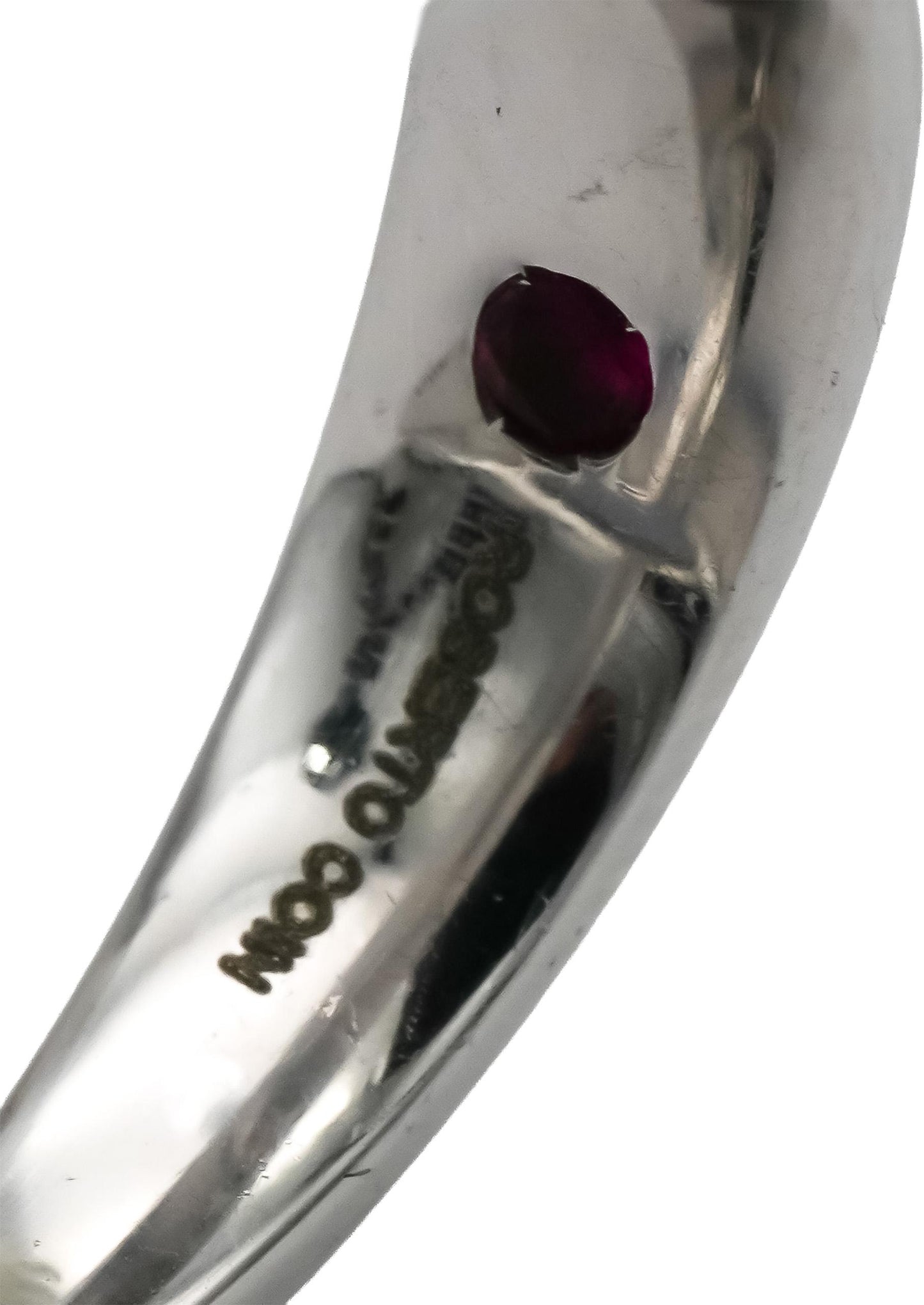 ROBERTO COIN 18k White Gold Diamond and Chalcedony Cocktail Ring Size 6.75