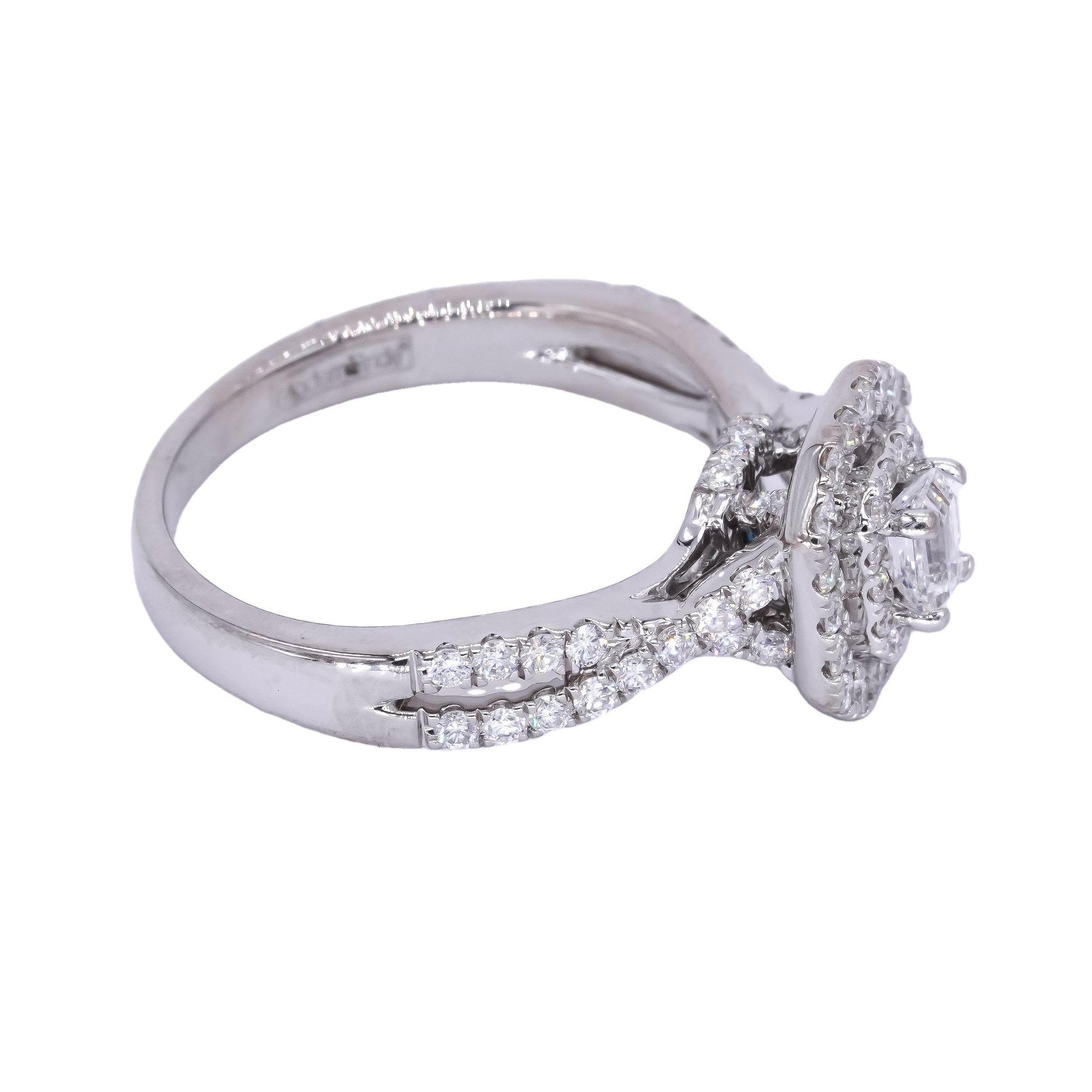 MODERN BRIDE 14k White Gold 1.0CT VS Diamond Wedding Ring size 8