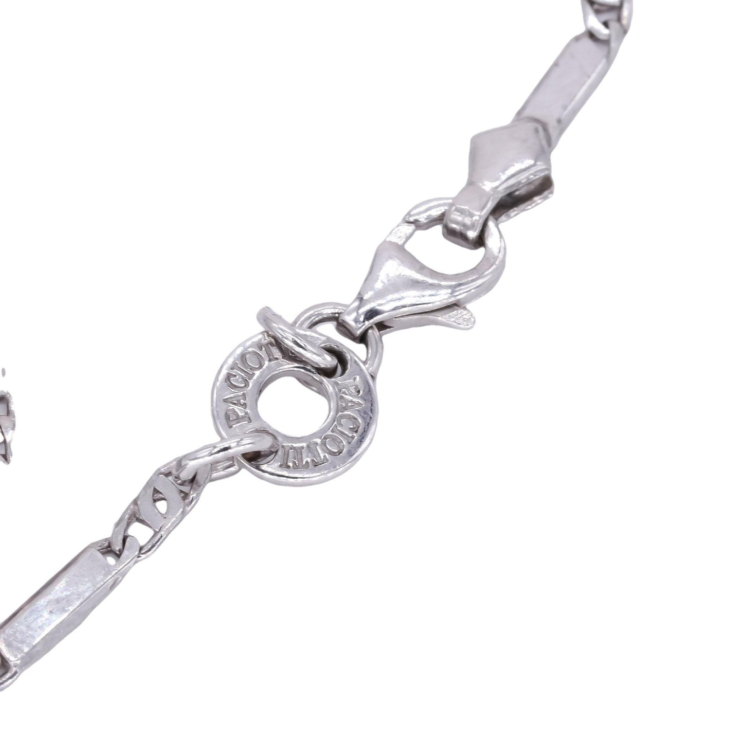 PACIOTTI Sterling Silver Jewelry Fancy Link Dagger Bracelet