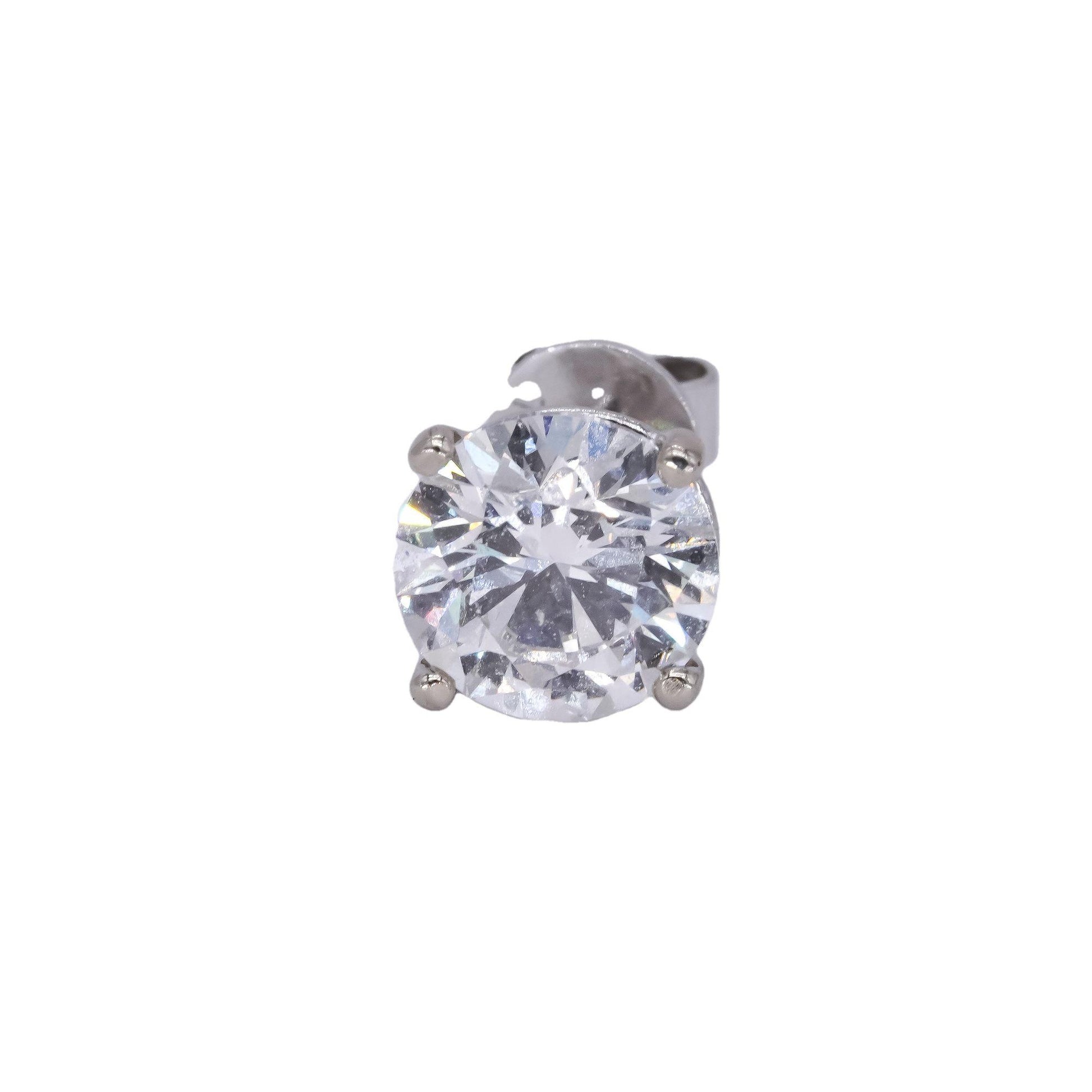 18k White Gold 3.01ct Lab Grown Diamond Stud Earrings