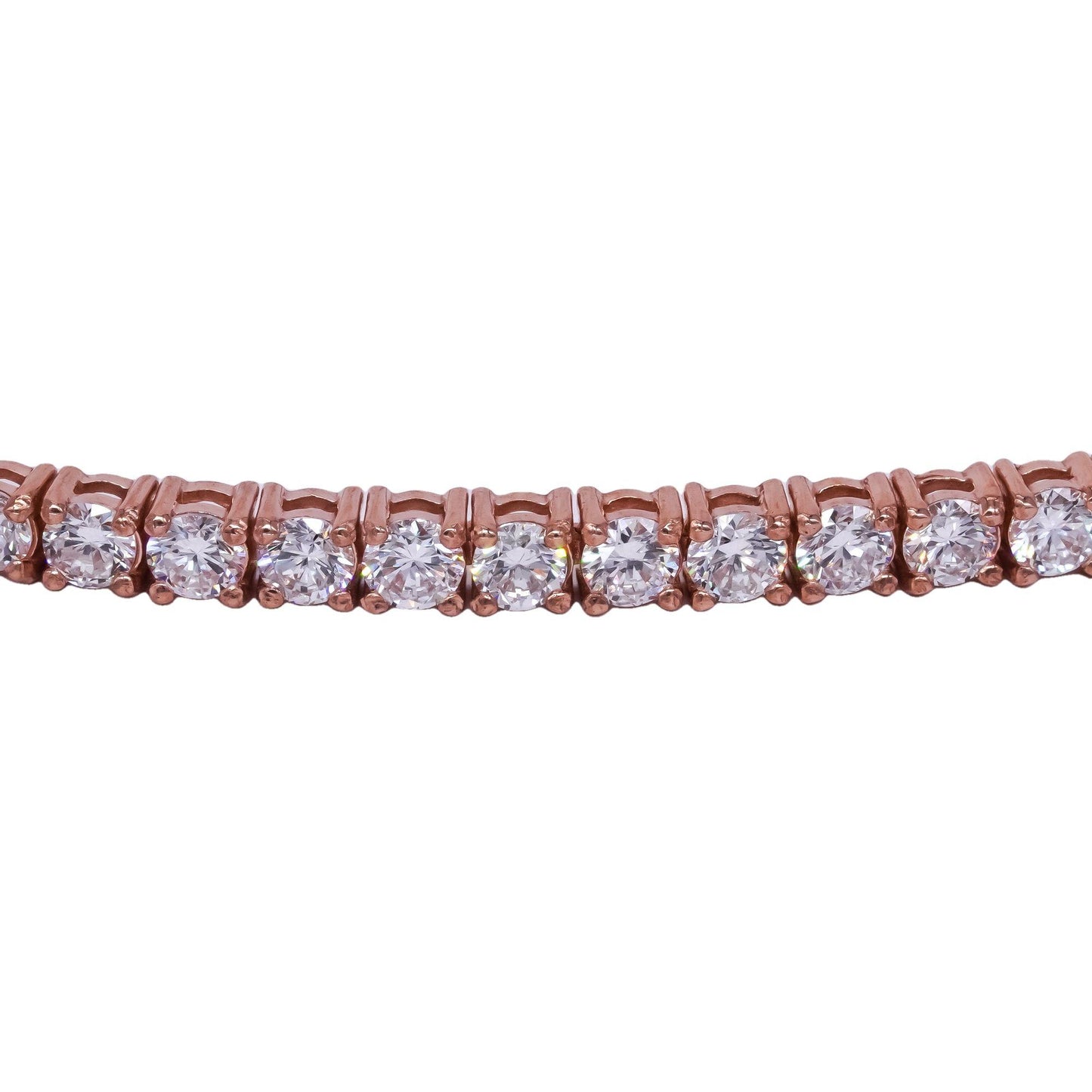 14k yellow gold jewelry 5.39CT VS Lab Grown diamond tennis bracelet