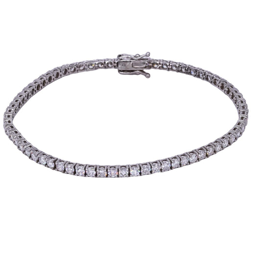 14k white gold jewelry 5.39CT VS Lab Grown diamond tennis bracelet