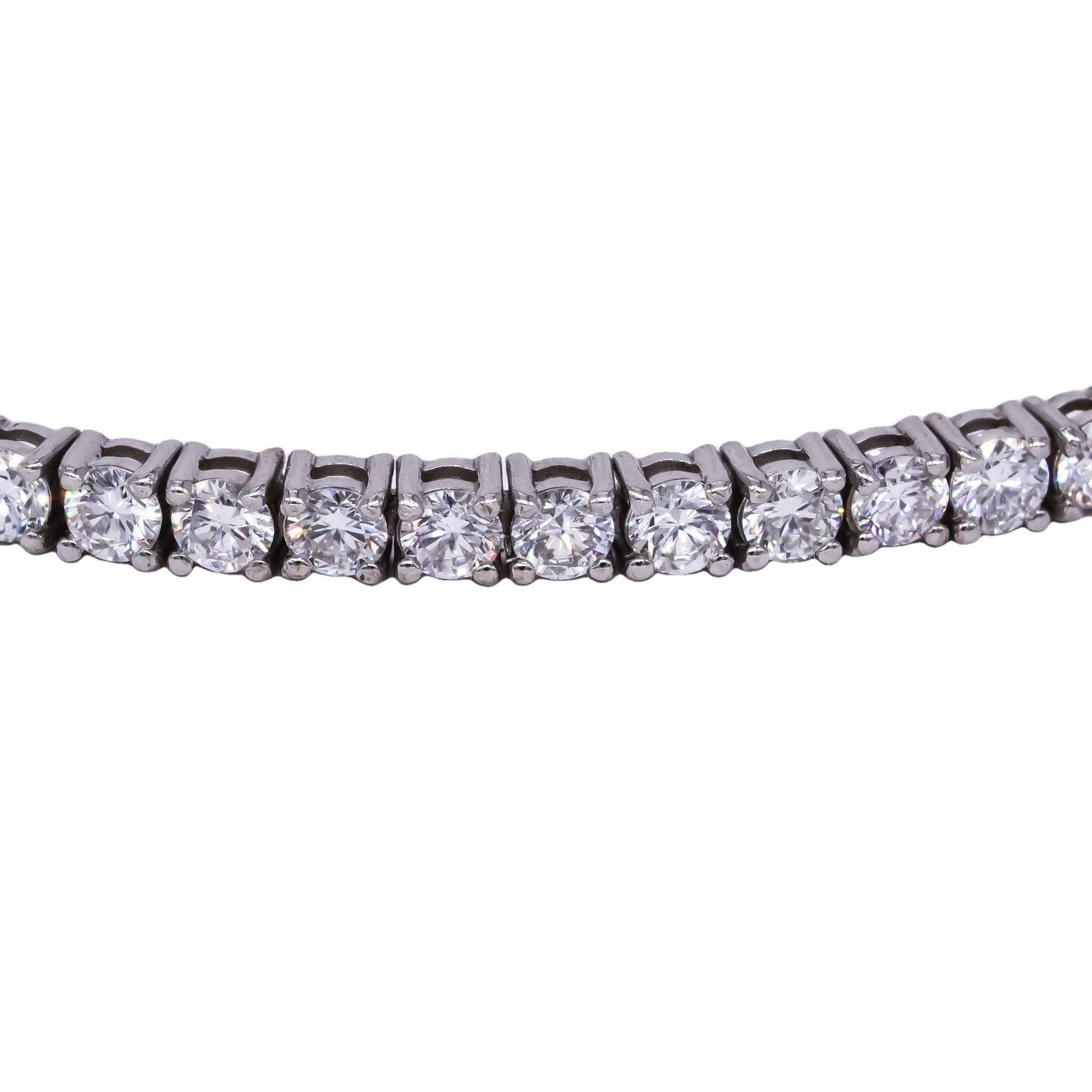 14k white gold jewelry 5.39CT VS Lab Grown diamond tennis bracelet