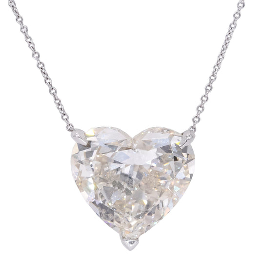 GIA Certified 13.57ct Heart Shaped Diamond Pendant Necklace w/ $1.630Mil Retail