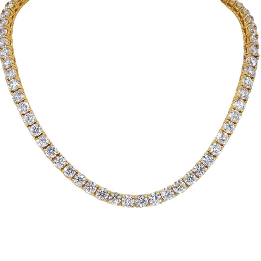 GIA Certified 14k Gold 82.0CT Diamond Riviera Necklace $2.05 Million Retail