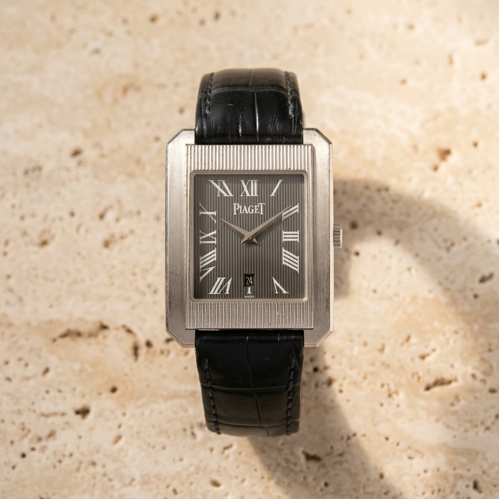PIAGET 18k White Gold Protocole XL Automatic Watch Ref 26100