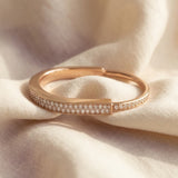 TIFFANY & CO. 18k Rose Gold VS Diamond Lock Bangle Bracelet 4.64CT $45k Retail