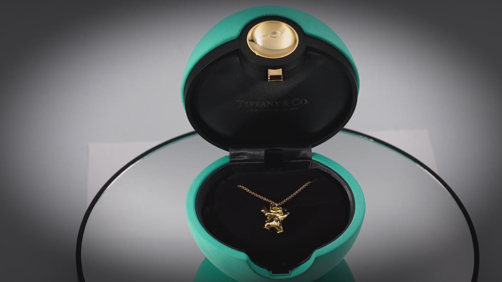 TIFFANY & CO. 18k Gold Arsham Studios Pokémon Pikachu Pendant Necklace w/ Box